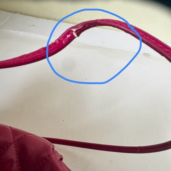 COACH Poppy Mini Willis Quilted Patent Leather Bag Crossbody Shoulder Turnlock - Picture 13 of 16